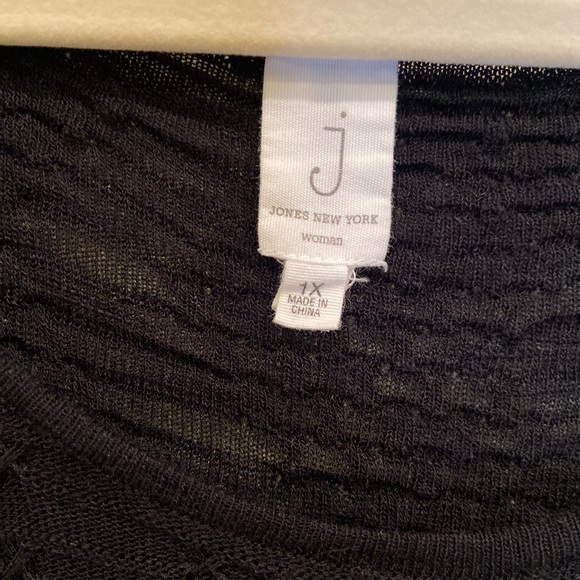 Jones New York Black Sleeveless Tank Top - Picture 4 of 5